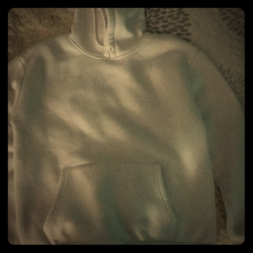 A white hoodie only worn once